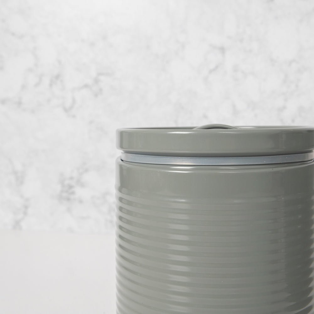KitchenCraft Storage Canisters - 1 L, Grey, Set of 3