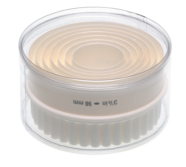 KitchenCraft Set of Seven Plastic Double Edged Biscuit / Pastry Cutters image 8