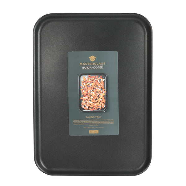 MasterClass Non-Stick Hard Anodised Baking Tray, 42cm image 4