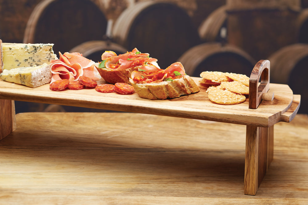 Artesà Extra Large Acacia Wood Antipasti Platform Platter
