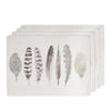 Creative Tops Feathers Pack Of 4 Large Premium Placemats image 2