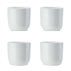 Mikasa Chalk Porcelain Egg Cups, Set of 4, White, 5cm