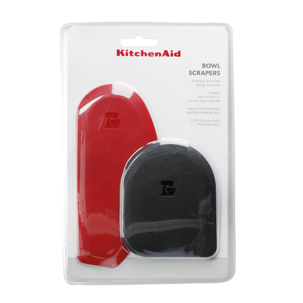 KitchenAid 2pc Pot Scraper and Silicone Bowl Scraper Set - Empire Red