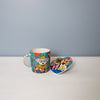 2pc Oodles of Love Ceramic Tea Set with 370ml Mug and Coaster - Love Hearts image 2