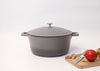 MasterClass Large 5 Litre Casserole Dish with Lid - Ombre Grey image 5
