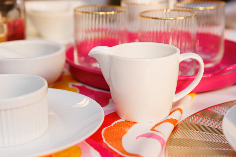 Mikasa Chalk Porcelain Cream Jug, 270ml, White