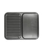 MasterClass Non-Stick 2-in-1 Divided Crisping Tray / Ridged Baking Tray image 6