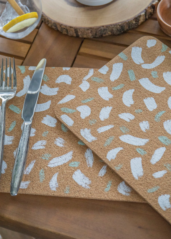 Creative Tops Printed Cork Placemats, Set of 4, Terrazzo Design, 29 x 21.5 cm image 5