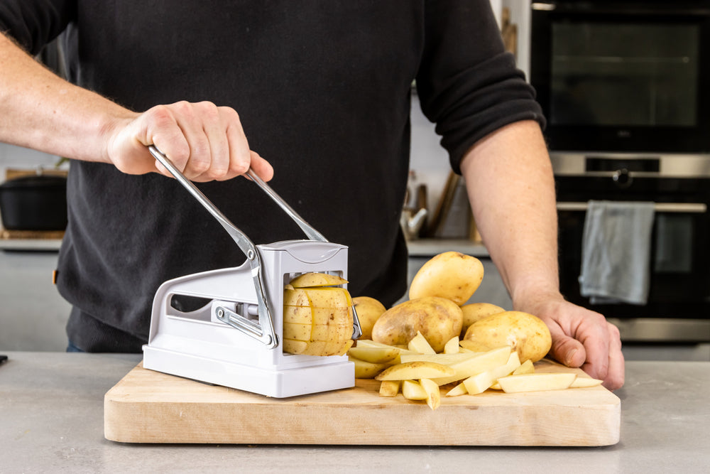 KitchenCraft Potato Chipper with Interchangeable Blades