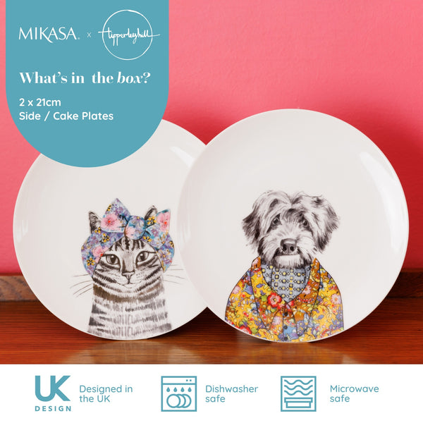 Mikasa x Tipperleyhill 2-Piece Fine China Side Plate Set, 21cm image 9