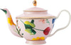 Maxwell & Williams Tea's & C's Contessa Set with 500 ml Teapot and Round Trivet - Rose image 3