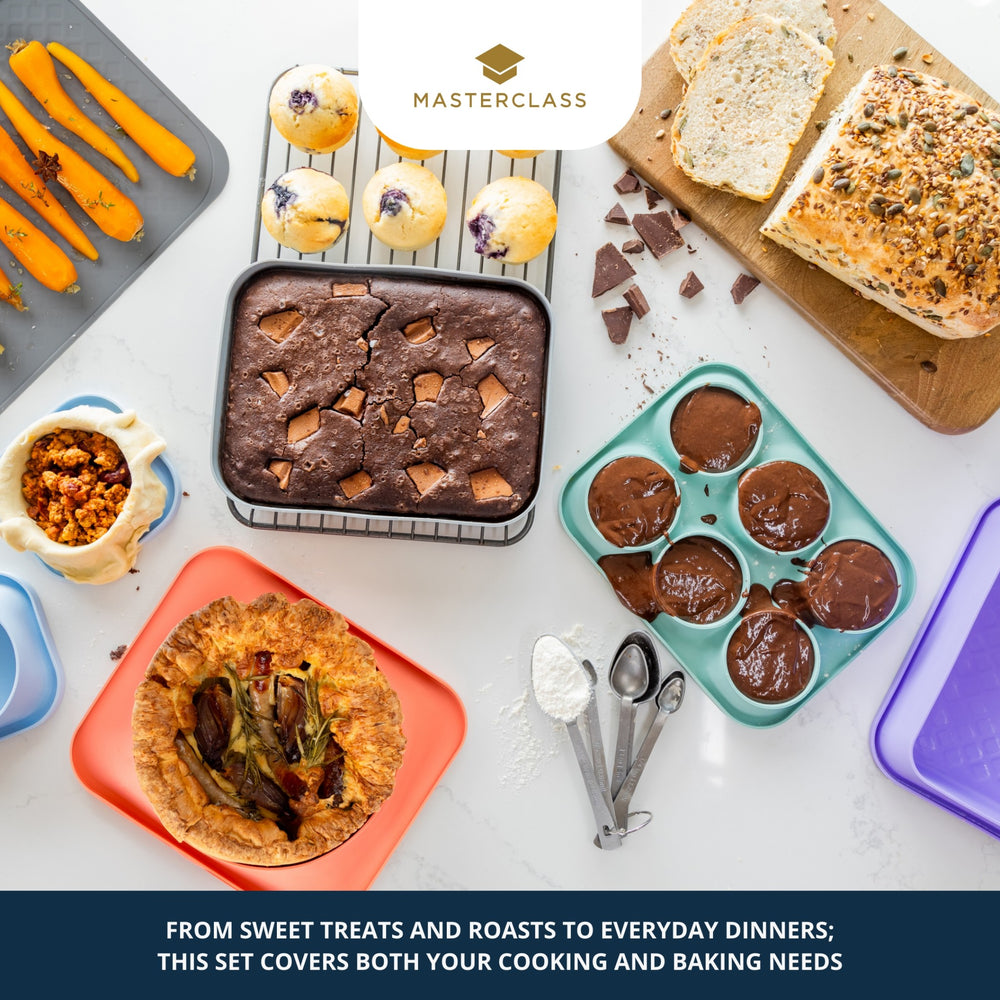 MasterClass Silicone Bakeware Set, 7 pc