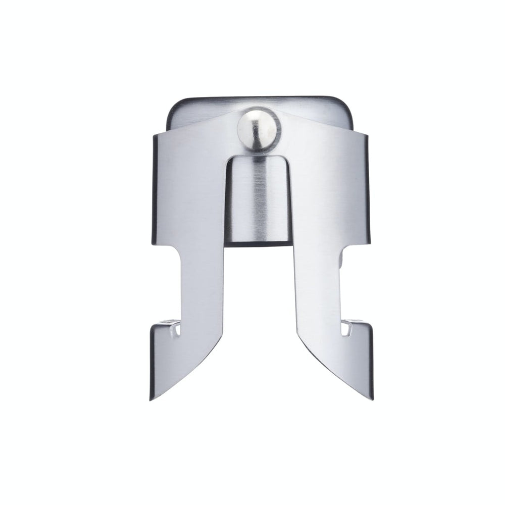 4pc Drinkware Set including 2x Ribbed Flute Glasses, Bottle Opener and Bottle Stopper