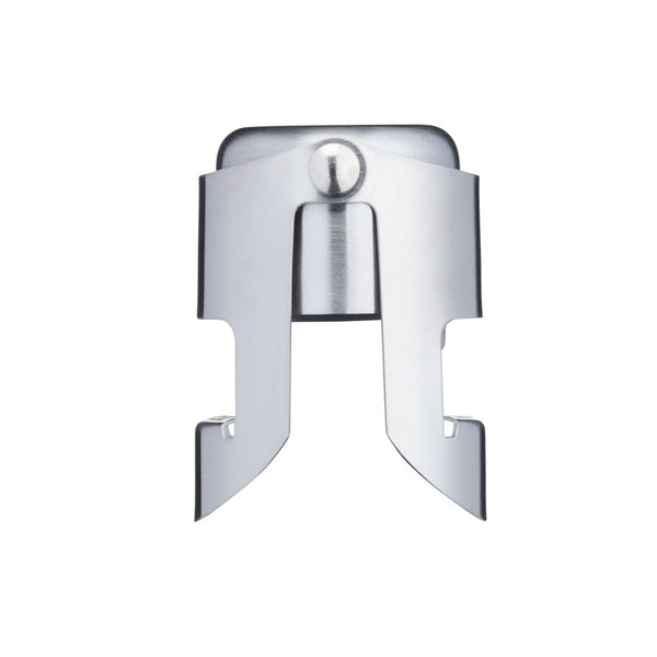 4pc Drinkware Set including 2x Ribbed Flute Glasses, Bottle Opener and Bottle Stopper image 3