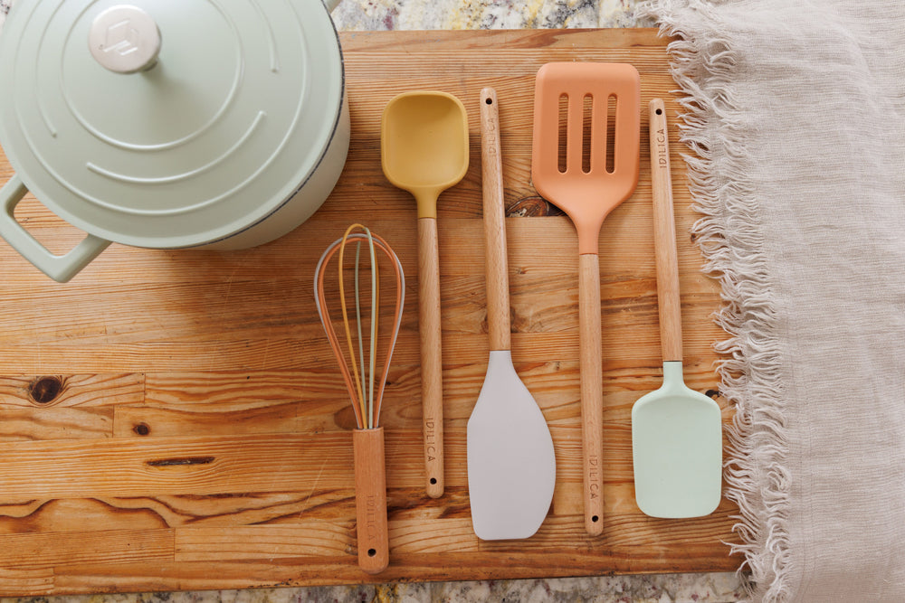 KitchenCraft Idilica Silicone Tool Set, Set of 5