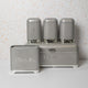 5pc Gift-Boxed Shadow Grey Kitchen Storage Set with Tea, Coffee & Sugar Canisters, Utensil Store and Bread Bin - Lovello