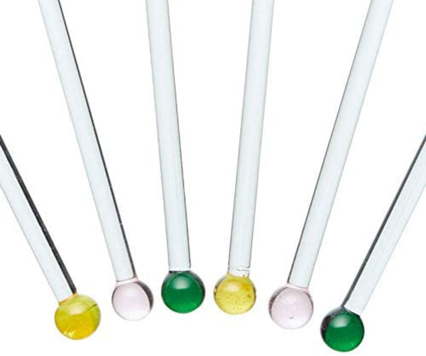 BarCraft Glass Cocktail Stirring Sticks image 5