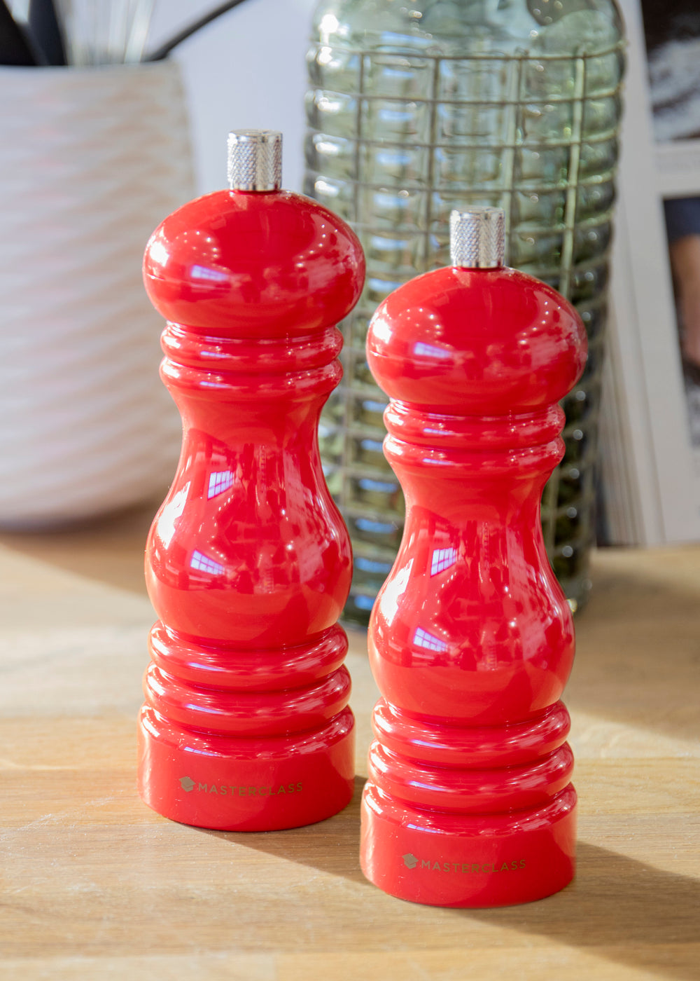 MasterClass Salt or Pepper Mill (17cm) - Red