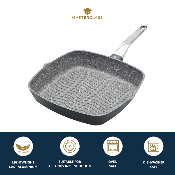 MasterClass Cast Aluminium Grill Pan, 28cm image 8