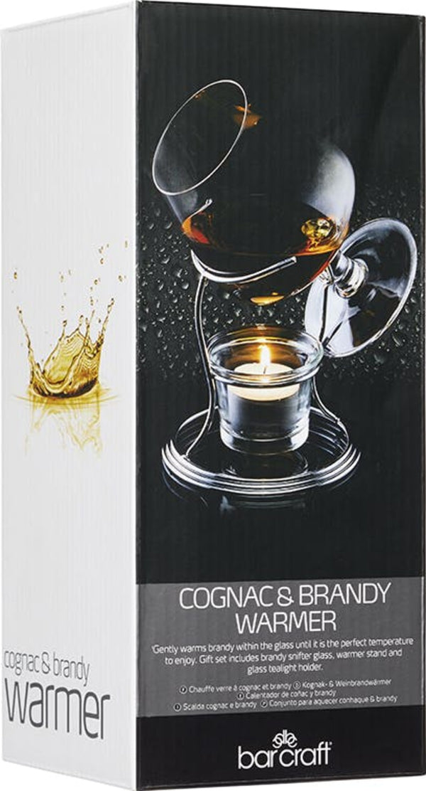BarCraft Brandy and Cognac Warmer Gift Set image 2