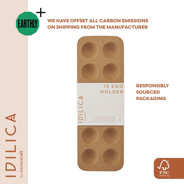 KitchenCraft Idilica Cork Egg Holder, 30 x 10cm image 11