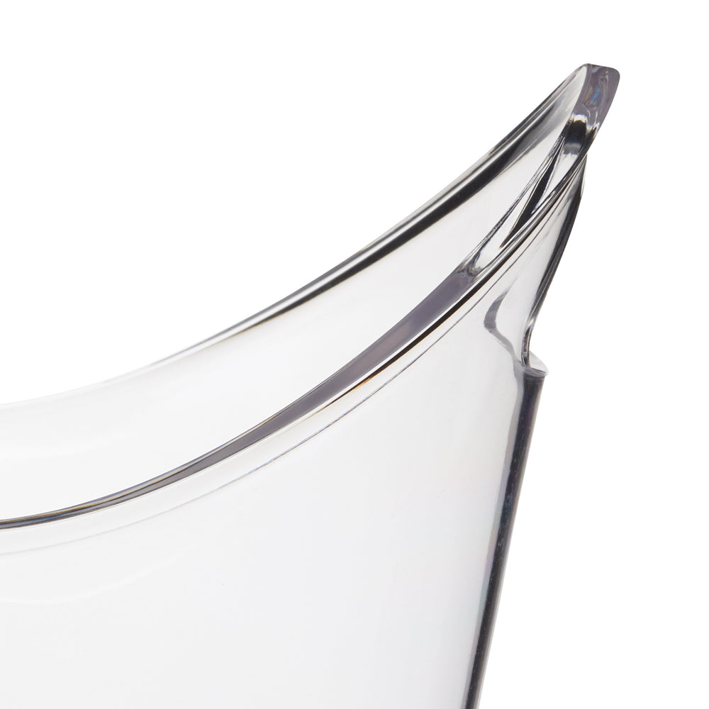 BarCraft Clear Acrylic Drinks Pail / Wine Cooler