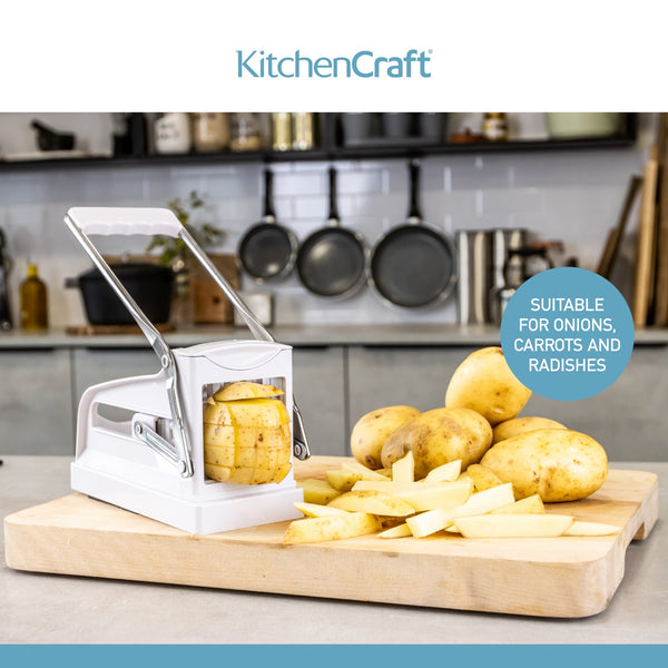 KitchenCraft Potato Chipper with Interchangeable Blades image 12