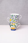 KitchenCraft China Leafy Lemon 400ml Footed Mug image 2