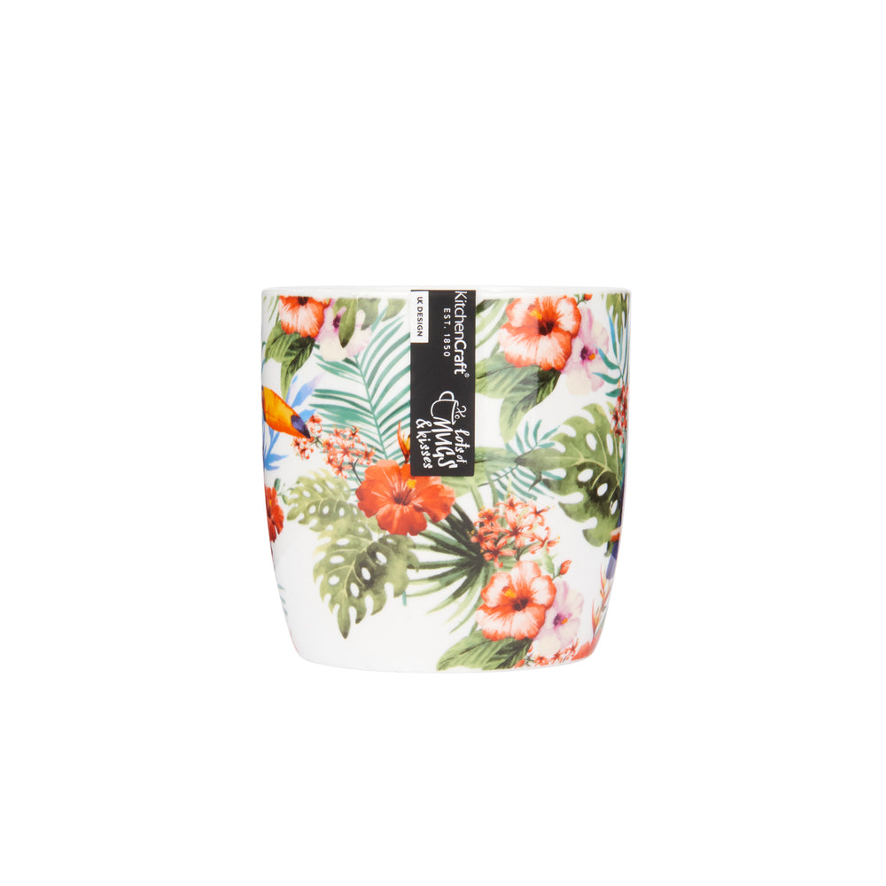 KitchenCraft Set of Four China Toucan Mugs
