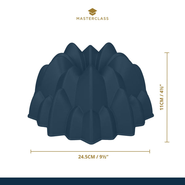 MasterClass Cast Aluminium Decorative Peak Cake Tin, 24cm image 6