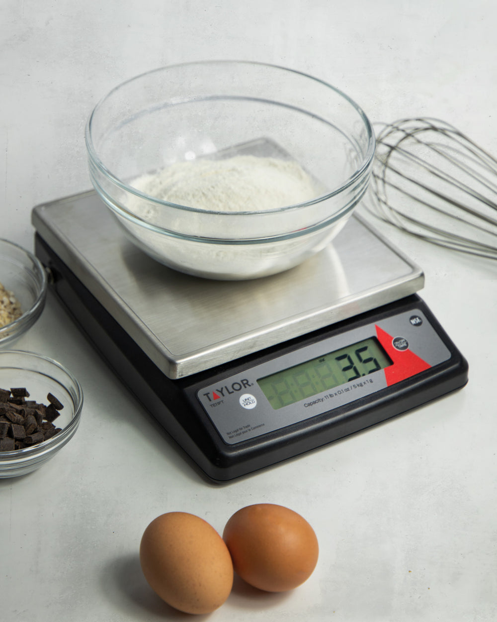 Taylor Stainless Steel Digital Portion Control Kitchen Scale, 5kg, Gift Boxed