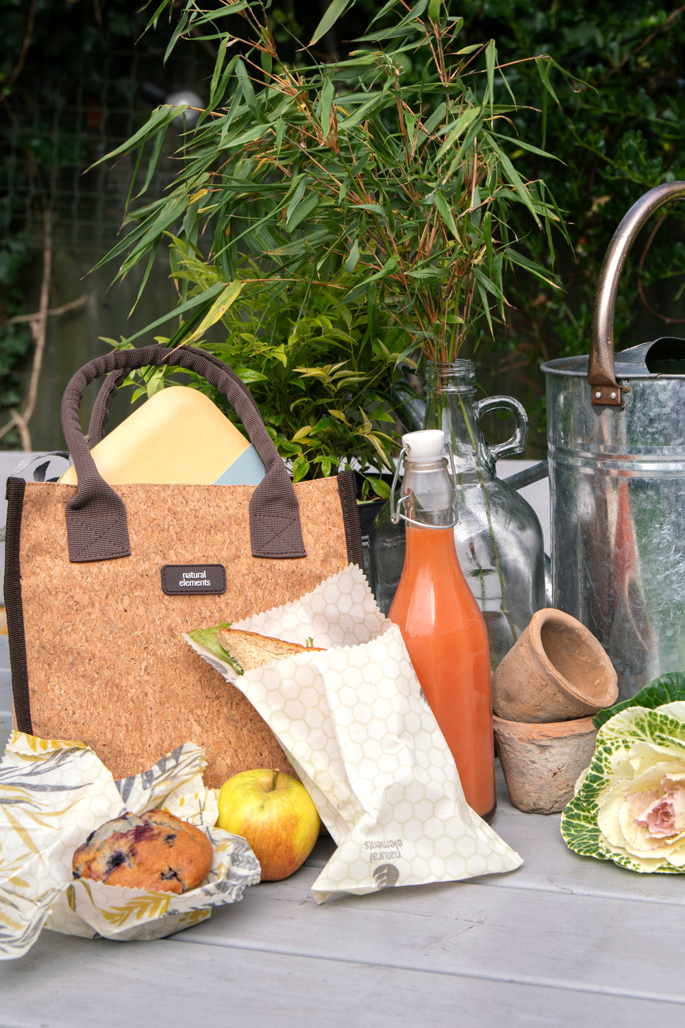 Natural Elements Eco-Friendly Cork Lunch Bag