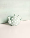 London Pottery Farmhouse 4 Cup Teapot Green With White Spots image 2