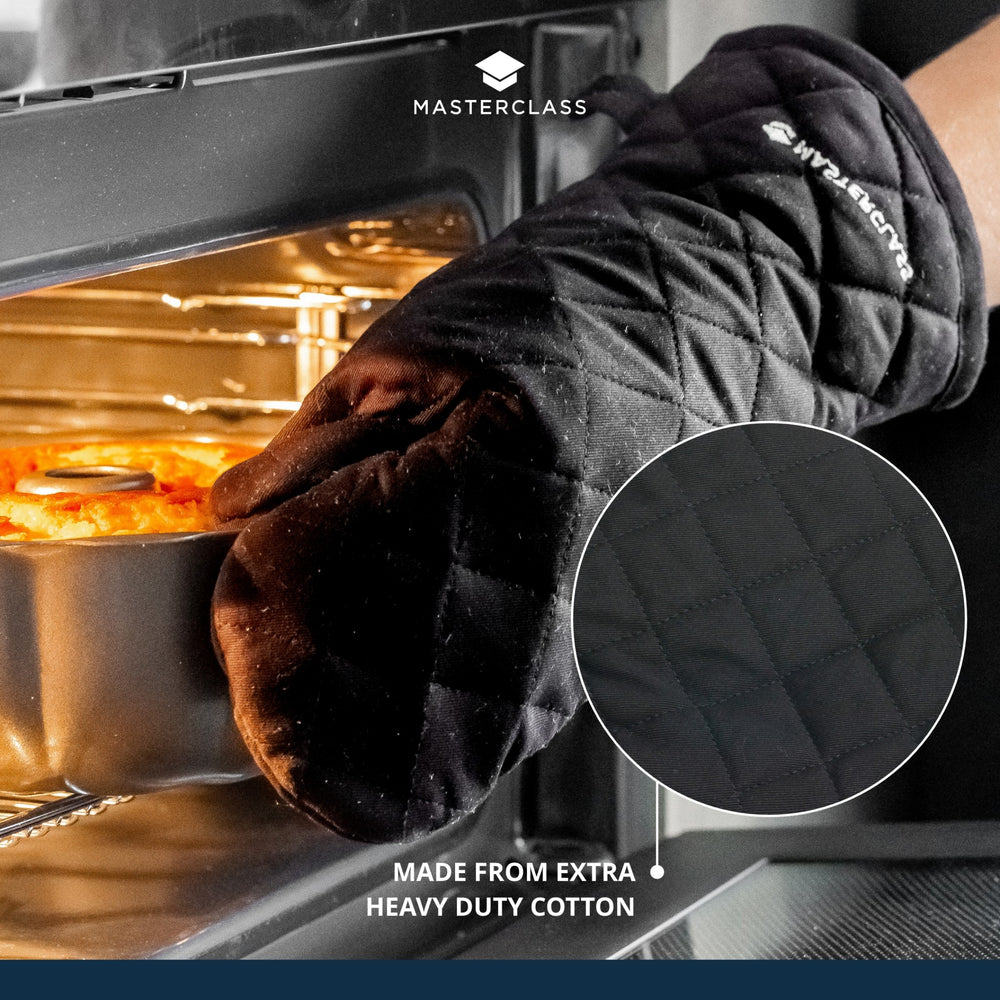 MasterClass Deluxe Professional Black Single Oven Glove