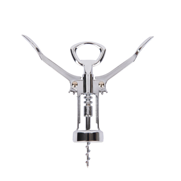 BarCraft Double Handled Chrome Wing Corkscrew image 3
