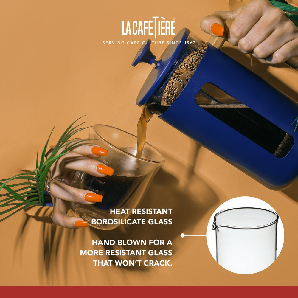 La Cafetière Pisa 8-Cup Cafetière, Navy