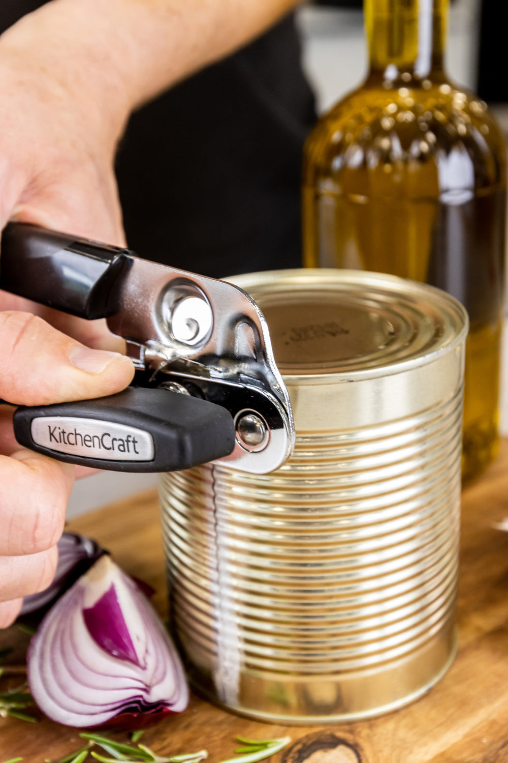KitchenCraft 2-in-1 Stainless Steel Can Opener / Bottle Top Remover
