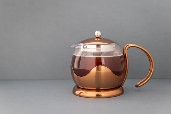La Cafetière Izmir 1.2L Glass Teapot with Infuser - Copper image 6