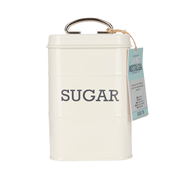 Living Nostalgia Antique Cream Sugar Tin image 4