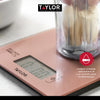 Taylor Pro Digital Dry / Liquid Cooking Scales with Touchless Tare in Gift Box - Rose Gold image 11