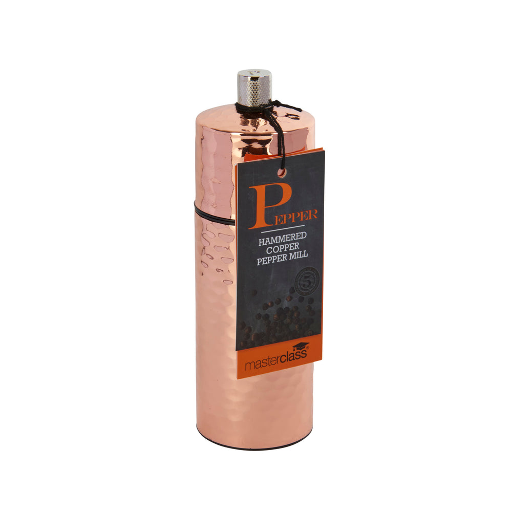 MasterClass 13cm Hammered Copper Pepper Mill