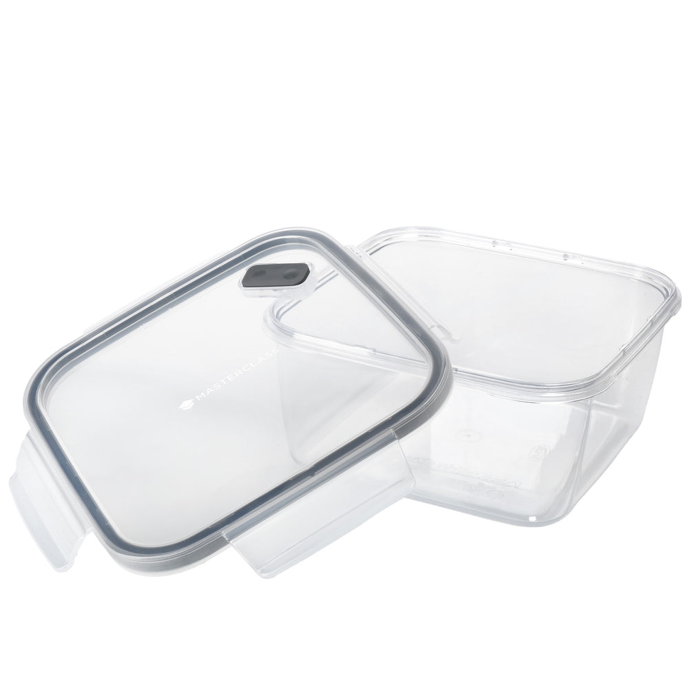 MasterClass Eco-Snap 800ml Recycled Plastic Food Storage Container - Square
