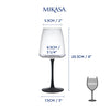Mikasa Palermo Crystal White Wine Glasses, Set of 4, 400ml image 8