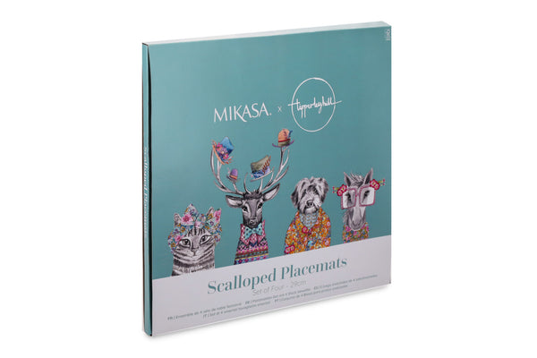 Mikasa x Tipperleyhill Scallop-Shaped Placemats, Set of 4, 29cm image 4