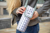 BUILT Insulated Bottle Bag with Shoulder Strap and Food-Safe Thermal Lining - White image 2