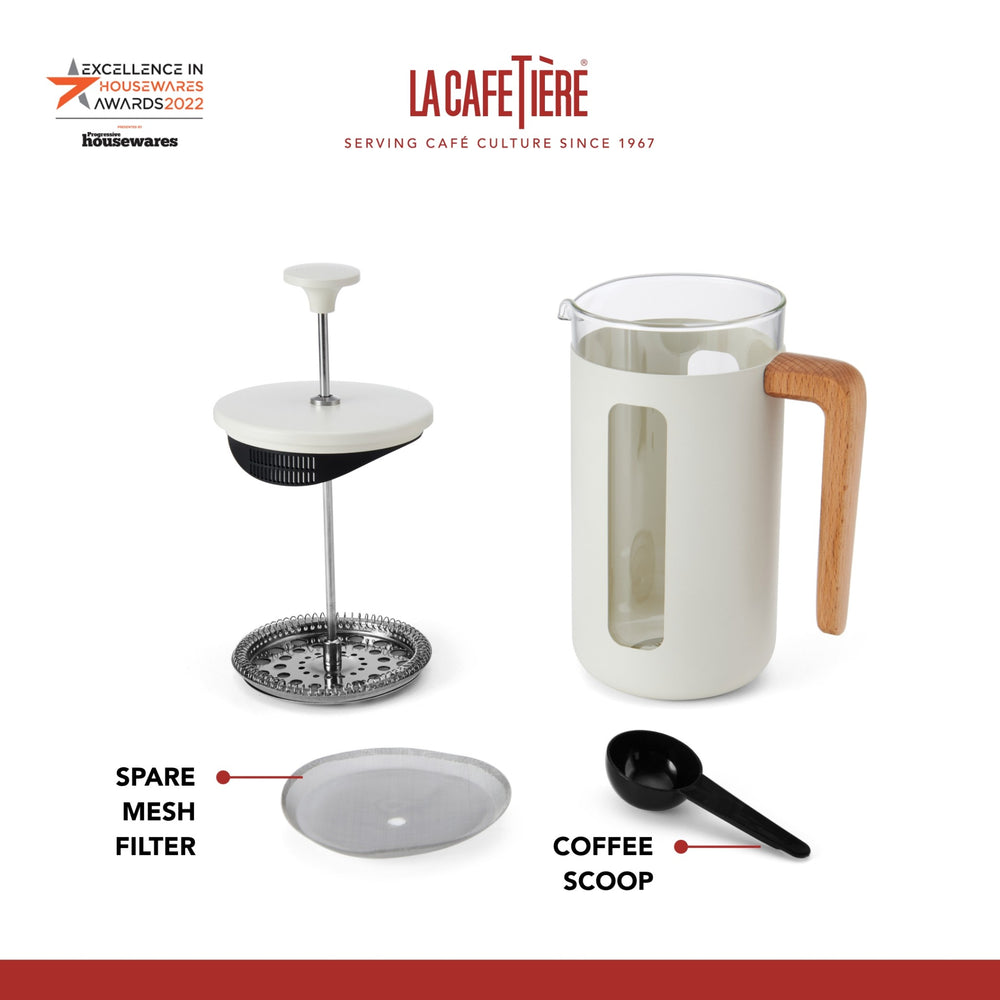 La Cafetière Pisa 8-Cup Cafetière, Flint