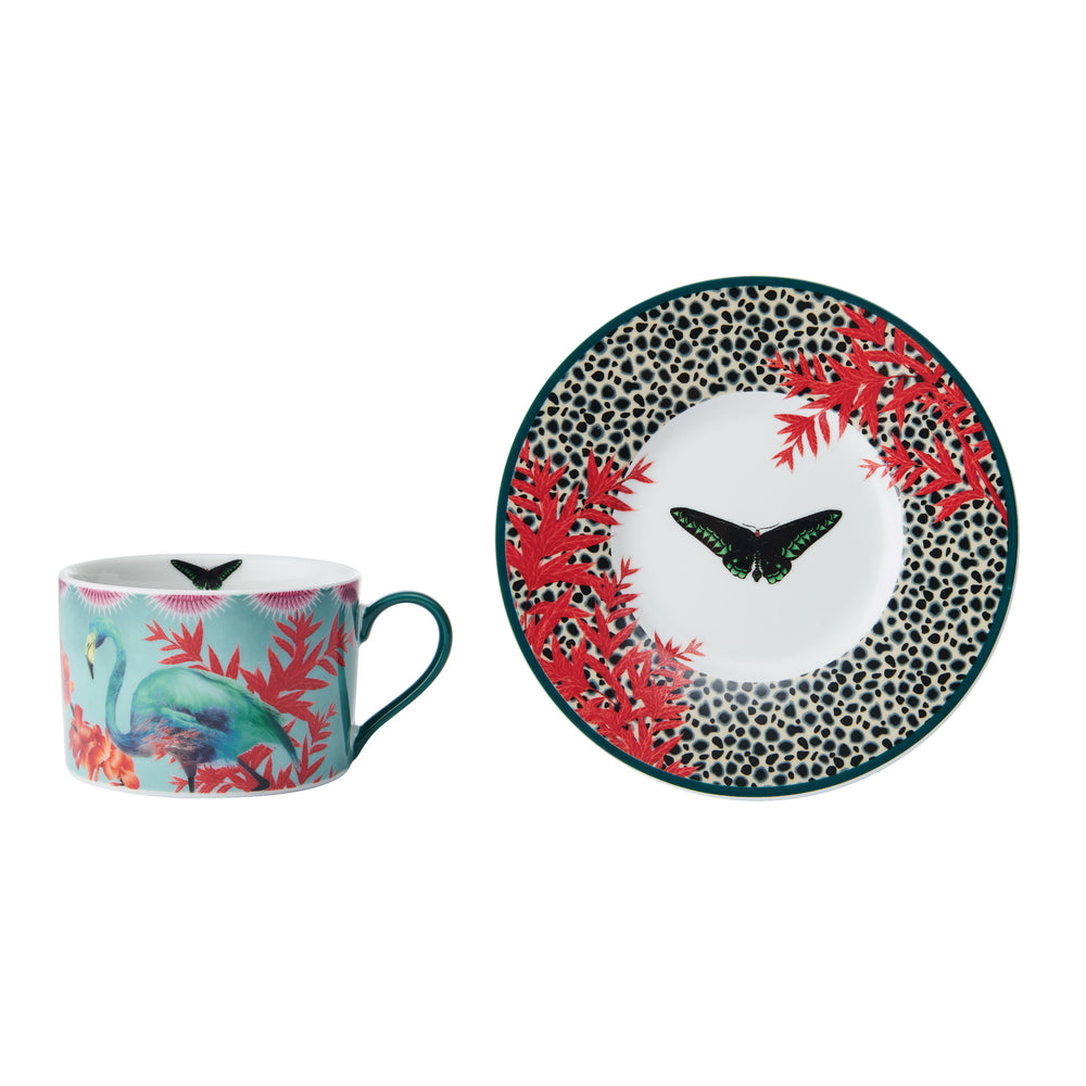Mikasa x Sarah Arnett Porcelain Cup and Saucer, 250ml image 1