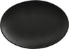 16pc Oval Dining Set with 4x Speckle 25cm Plates, 4x Black 35cm Plates, 4x Black 25cm Bowls and 4x Speckle 30cm Bowls - Caviar