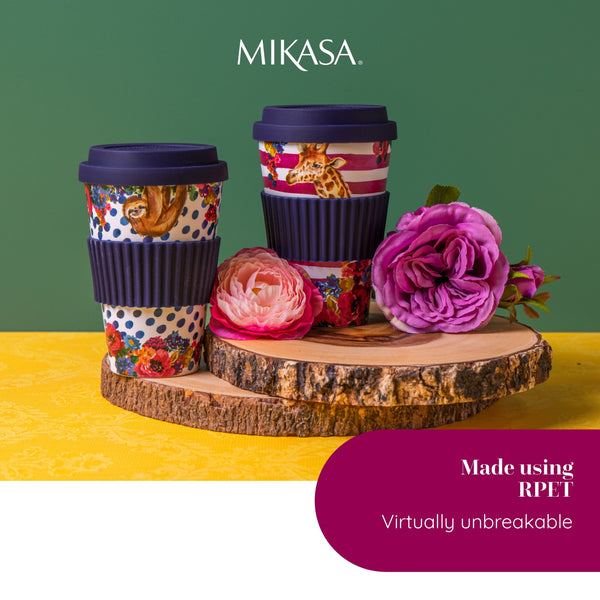 Mikasa Wild at Heart Sloth Travel Mug, 370ml image 9