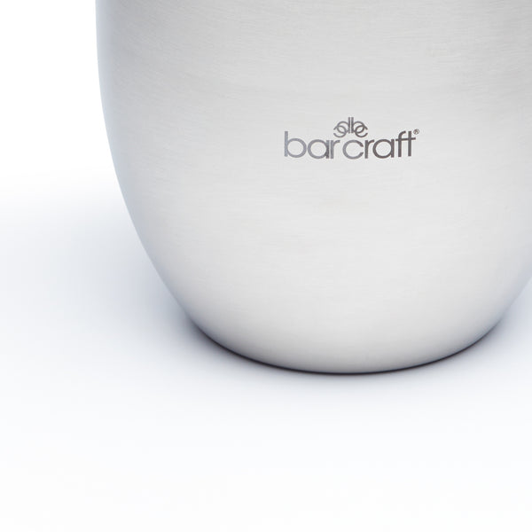 BarCraft Stainless Steel Ice Bucket with Lid and Tongs image 6